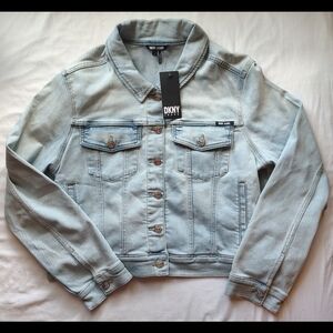 DKNY Women's Denim Trucker Jean Jacket Size XL New With Tags